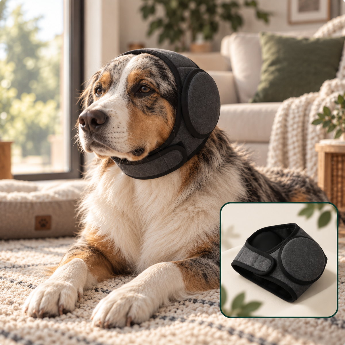 Beruhigende Ohrenschützer für Hunde